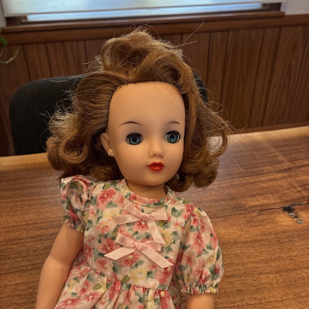 Vintage Miss Revlon Ideal Doll with floral dress